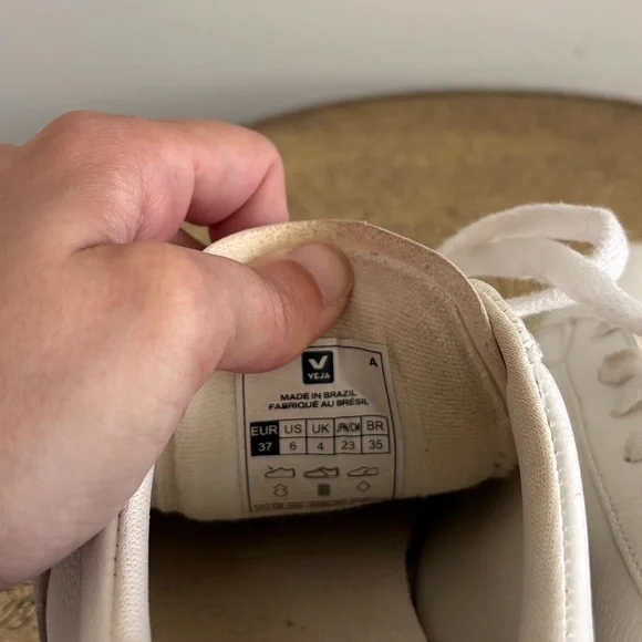 Veja Campo Leather Sneakers Extra White Almond - Picture 8 of 8